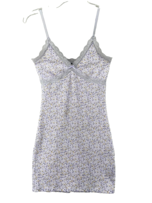 H&M Divided Women Dress Sz S Y2K Lilac Floral Ribbed Lace Spaghetti Mini Tank | eBay H&M Divided Women Dress Sz S Y2K Lilac Floral Ribbed Lace Spaghetti Mini Tank | eBay