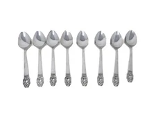 Nice 8 Piece Teaspoon Set Oneida Ltd 1881 Rogers Danish Court
