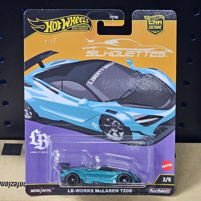 2025 HOT WHEELS PREMIUM SILHOUETTES LB-WORKS MCLAREN 720S NO