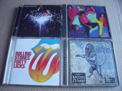 4 x Rolling Stones - Forty Licks, Dirty Work, Bridges To Babylon, A Bigger Bang