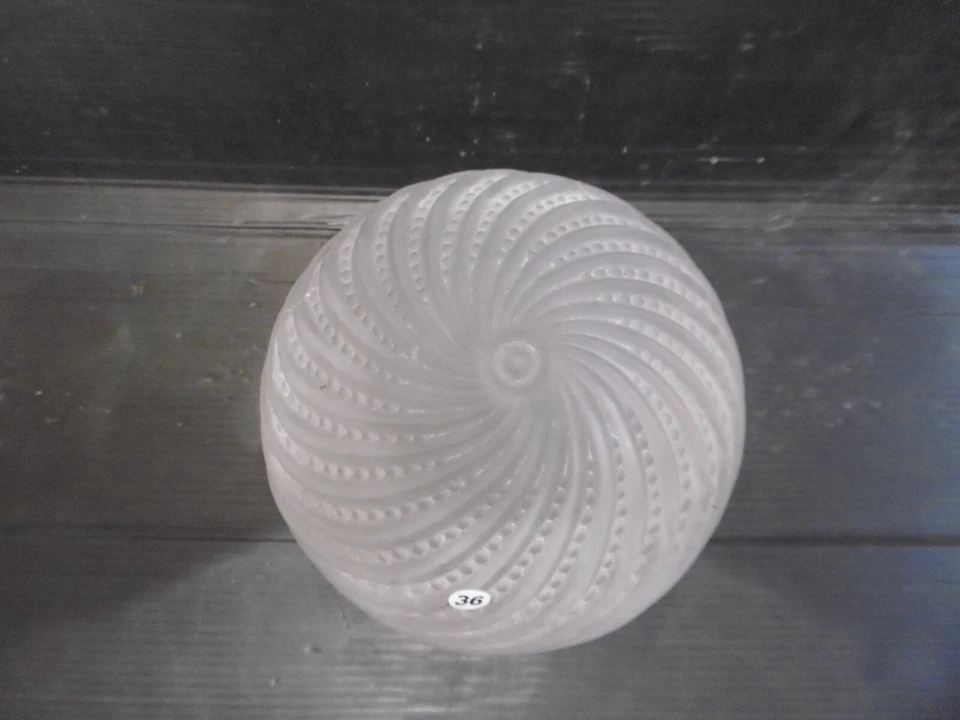 GLOBE VERRE VINTAGE FRENCH ANCIEN - Photo 2/3