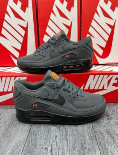 Nike Air Max 90 GREY AND ORANGE UK MENS 