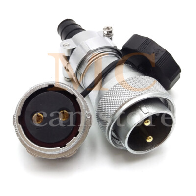 Connecteur électrique Aviation WEIPU WF28 3 Broches - Mâle/femelle Pour Panneau - Soudure - Câble 6-10 AWG