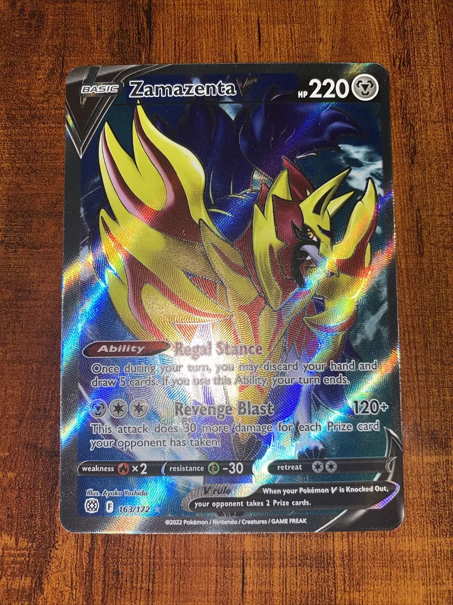  Zamazenta V 163/172 - Brilliant Stars - Ultra Rare