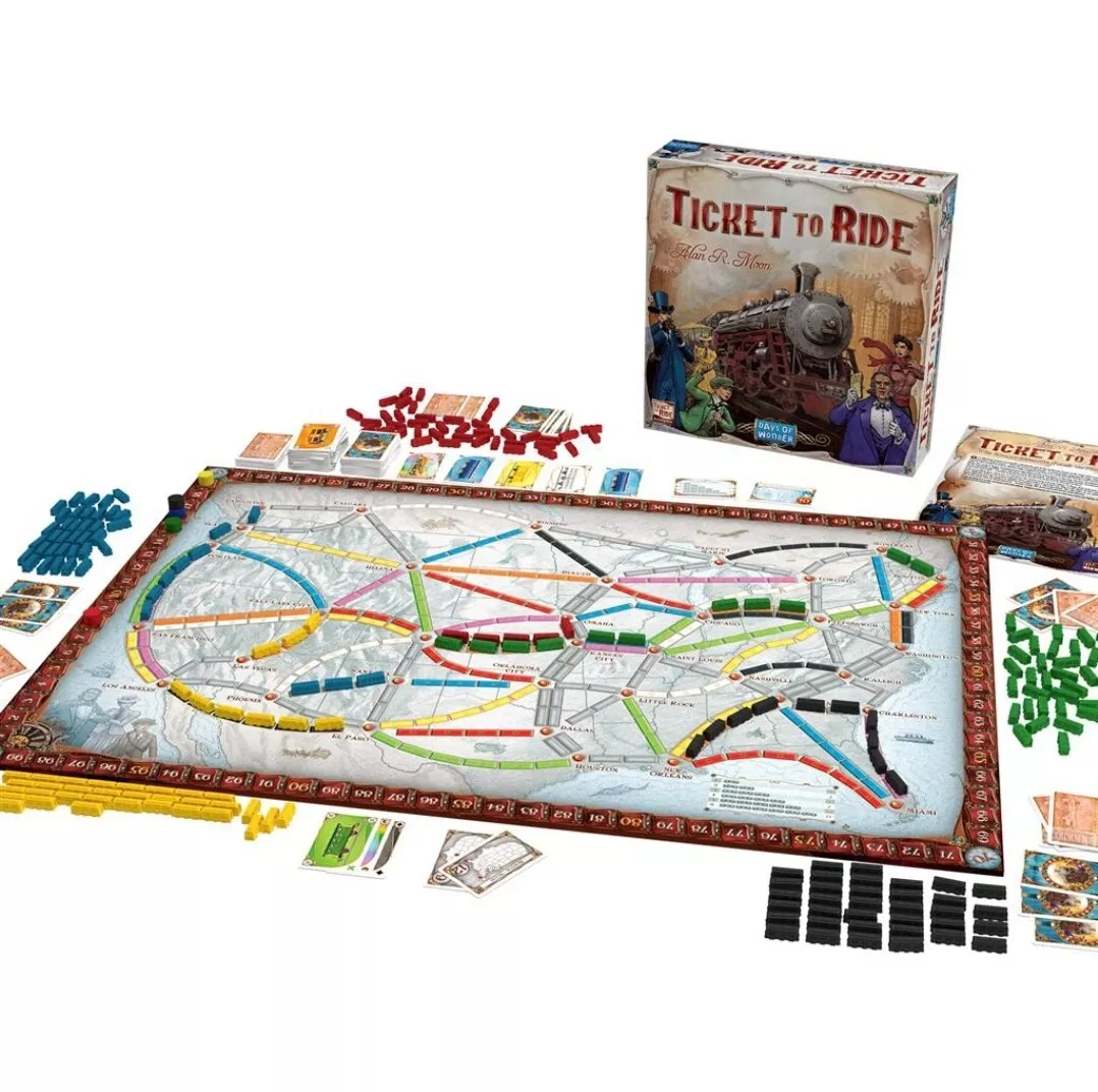 Ticket to Ride Board Game Pieces and Parts