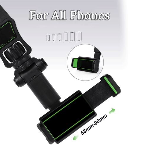 Universal 360° Car Rear View Mirror Mount Holder Stand Cradle for Cell Phone GPS - Picture 7 of 8