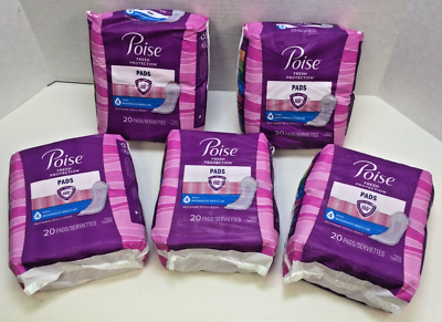 #ad #ad Poise Fresh Protection Pads #4 Moderate Regular Pack Of 100 Pads $23.95