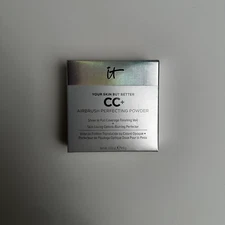 iT Cosmetics Cc+ Airbrush Perfecting Powder Foundation Sheer to Full - Deep 9.5g