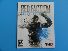 PLAYSTATION 3 RED FACTION ARMAGEDDON INSTRUCTION MANUAL ***NO GAME INCLUDED***