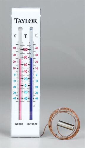 Termometr rurowy Taylor plastik biały 9,06 cala - Zdjęcie 1 z 2