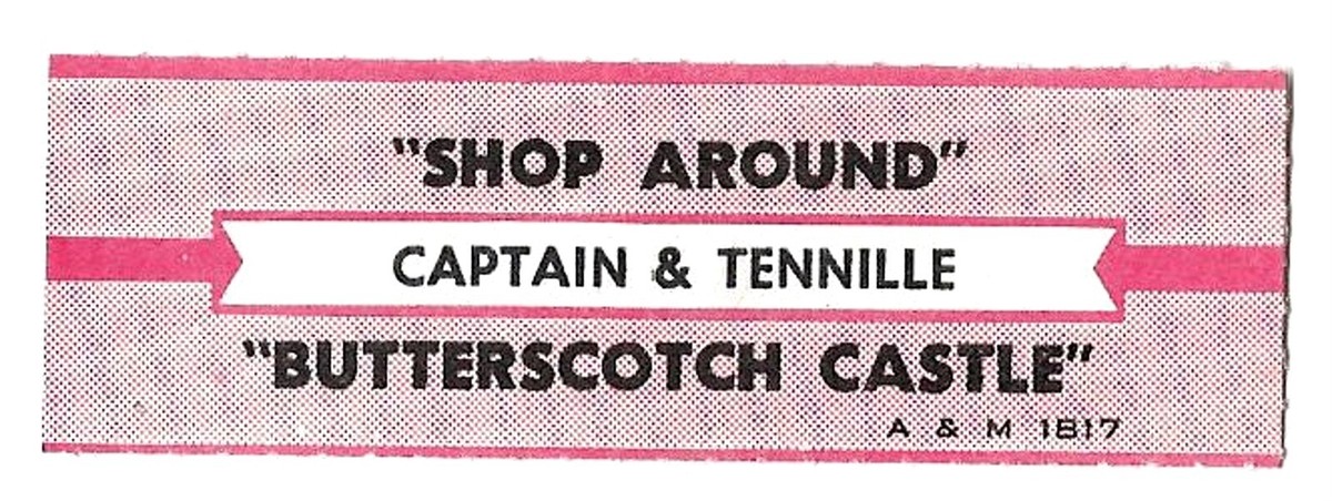 Jukebox Title Strip - Captain & Tennille: 