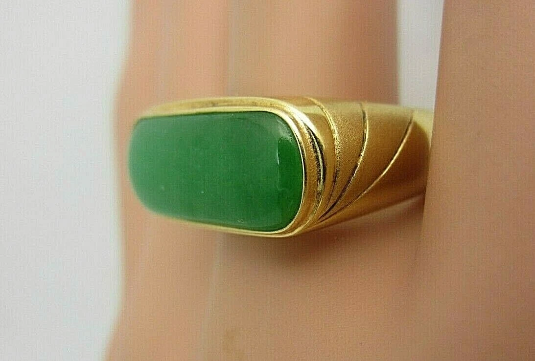 Mens sale jade ring