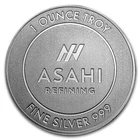 Lot of 10 ea 1 oz Silver Round Asahi Refining .999 Fine Silver - Mint Condition
