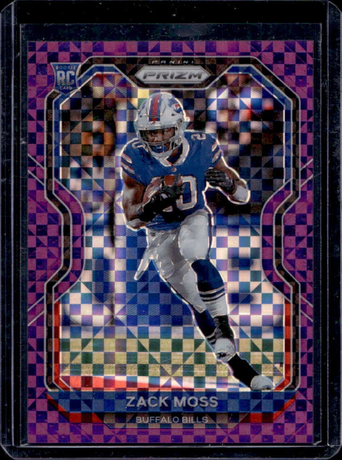 Zack Moss Panini Prizm #311 Purple Power