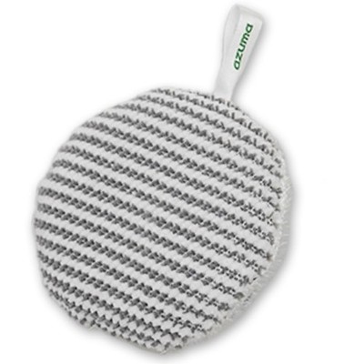 Azuma Double-Sided Brush Sponge For Kitchen Use - No Detergent Needed - Removes_