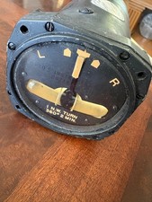 Turn and Slip or bank type B-1 Indicator Airplane gauge 12 volt  Otto’s instrume