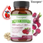 Organic Beet Root 8000 Mg Strength 20:1 Extract 30-120 Vegan Caps Heart Healthy