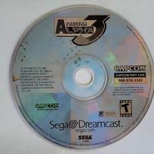 Street Fighter Alpha 3 Sega Dreamcast Disc Only