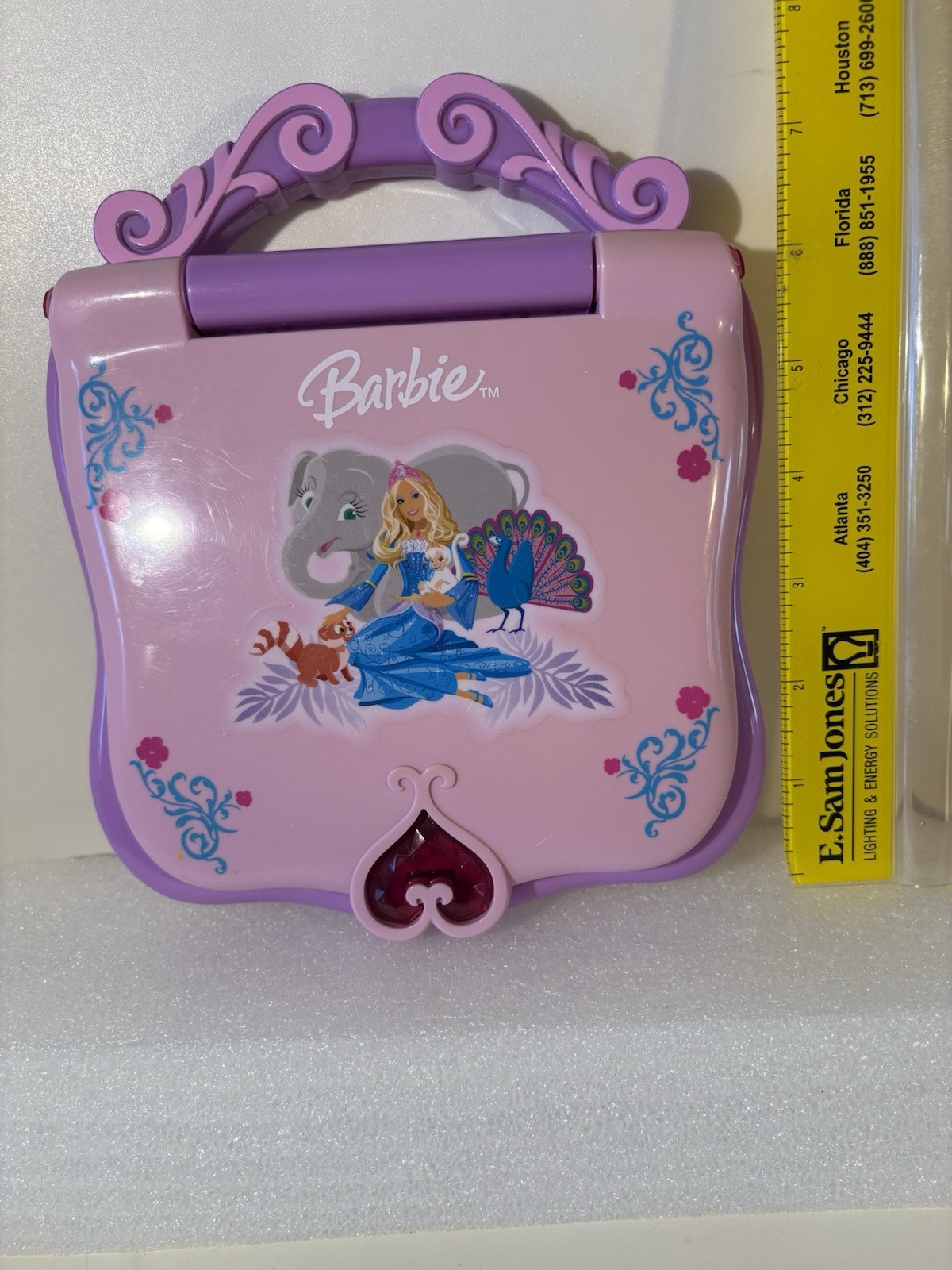 Vintage Mattel 2007 Barbie Island Princess Laptop Computer