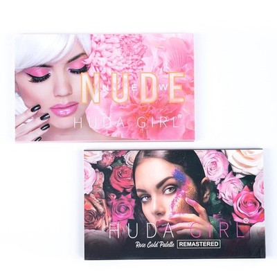 HUDA GIRL Beauty Rose Gold Remastered + Nude Edition Eyeshadow