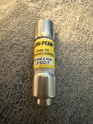 Lot of 7 Bussmann LP-CC-7 Low Peak Current Limiting