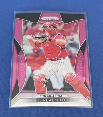 2019 Panini Prizm Pink #89 J.T. Realmuto Philadelphia Phillies