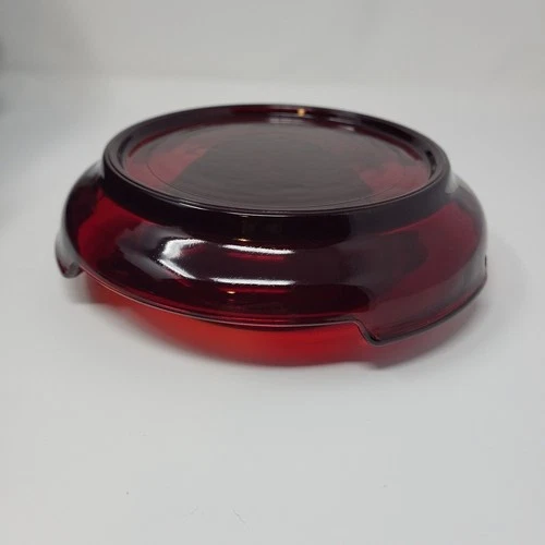 Punch Bowl Stand Base Only Royal Ruby Red Glass by Anchor Hocking Vintage