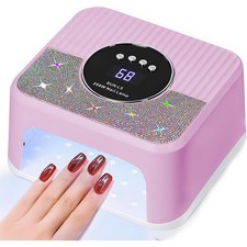 UV LED Nail Lamp, Gel for Nail Polish UV Dryer with 4 Timers 45Pcs Lamp Beads