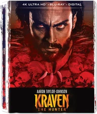 Kraven the Hunter [New 4K UHD Blu-ray] Ltd Ed, With Blu-Ray, Steelbook, 4K Mas