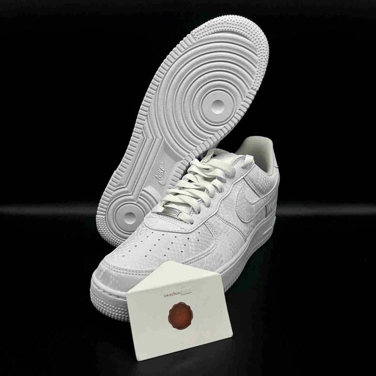 Kobe Bryant × Nike Air Force 1 Low White Size 7.5 - Kobe Bryant x Nike Air Force 1 Low Forever White for