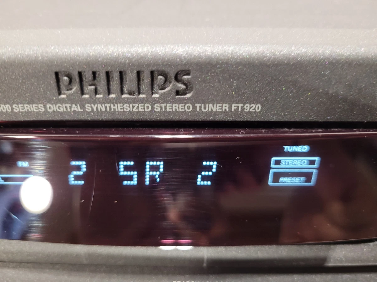 Philips FT 920 Sintetizador Digital Sintonizador Estéreo - Receptor - Serie 900