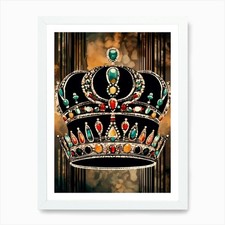 Crown Of Kings Art Print Framed Wall Art Poster Canvas Print Picture