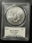 2017 American Silver Eagle PCGS MS70 Mercanti Signed Label 1 of 1000 Free Ship