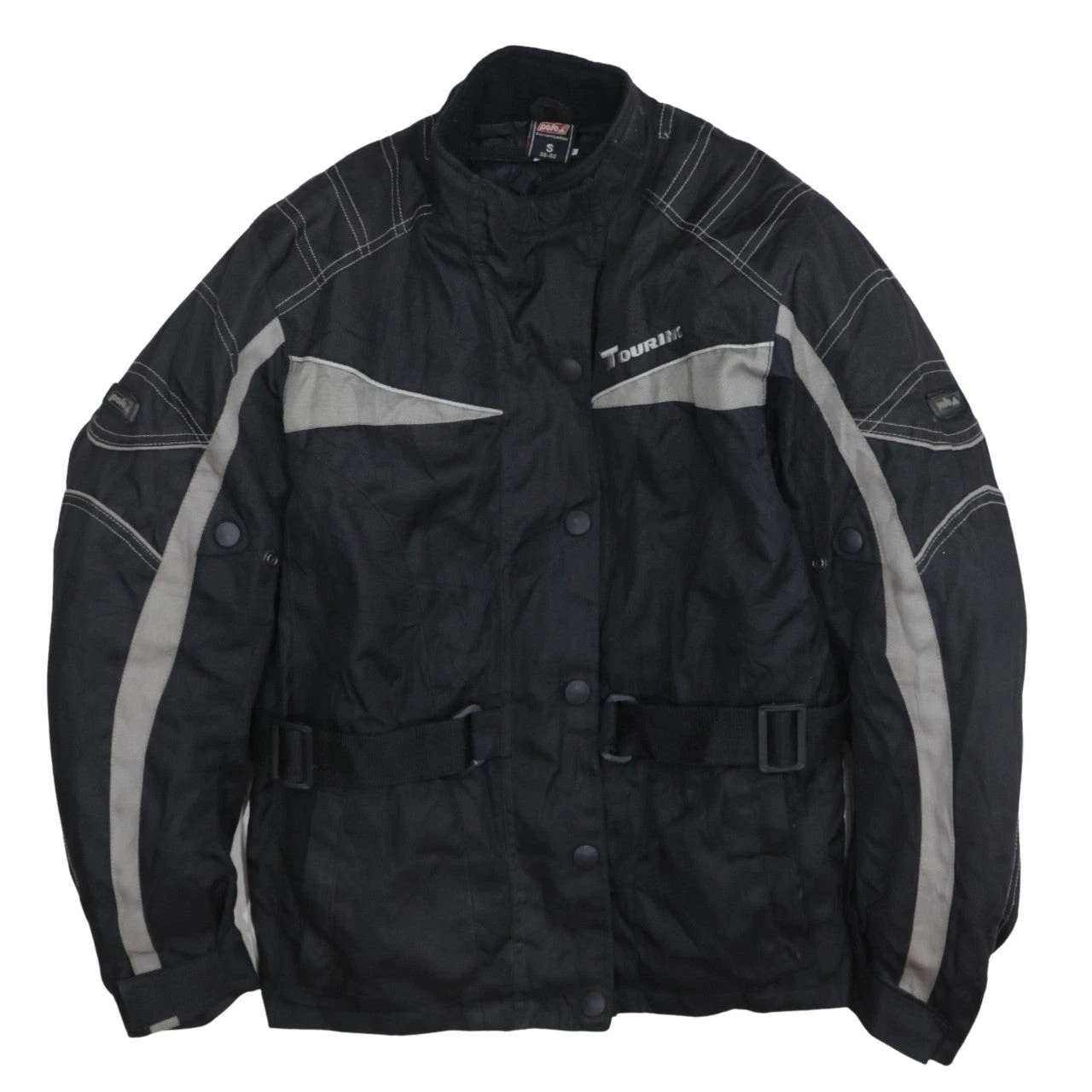 Polo Touring Unisex Black S Motorcycle Jacket Waterproof Belted