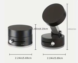 Value! 360 Support de téléphone magnétique puissant sous vide Suction Cup Car Stand pliable