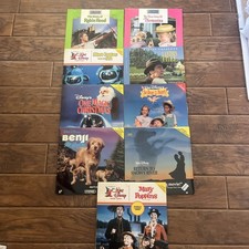 Lot Of 9 Laserdisc Movies Various Titles All Disney