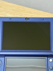 New Nintendo 3DS LL Metallic Blue Console Stylus Clean Screen Japan