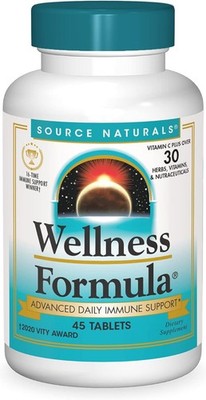 Source Naturals Wellness Formel täglich 45 Tabletten zur erweiterten Immununterstützung
