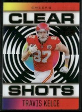Travis Kelce 2021 Panini Illusions Clear Shots #CS-9