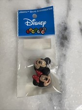 Disney Minnie Mickey Mouse Jibbitz Shoe Charms Crocs Bracelets NEW
