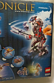 LEGO BIONICLE 2003  MAKUTA Set 8593, 199 Pieces NEW & SEALED