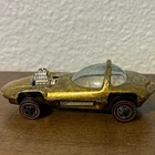 Hot Wheels Redlines Silhouette 1967 1:64 Diecast Car Gold Vintage 17+