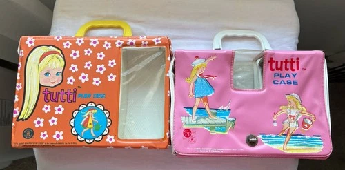 Lot Of 2 Vintage Mattel Tutti Cases Barbie’s Little Sister