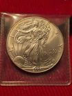 2001 Unc American Silver Eagle 1 Troy Oz .999 Fine Silver