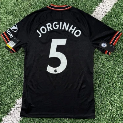 Maillot de football Nike Chelsea 3rd 2019/20 Jorginho #5 BNWT pour homme petit - Photo 1/4