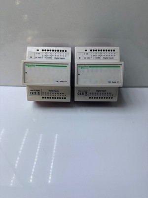 LOT OF 2 PCs Schneider Electric TAC Xenta 411 Digital Input & Digital Output