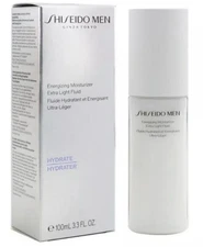 Shiseido Men Energizing Moisturizer Extra Light Fluid 3.3oz /100ml New In Box
