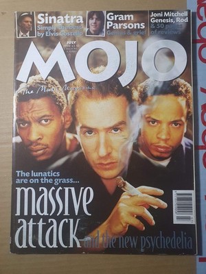 MOJO Magazine July 1998 382 Issue 56 Massive Attack Gram Parsons Sinatra Joni