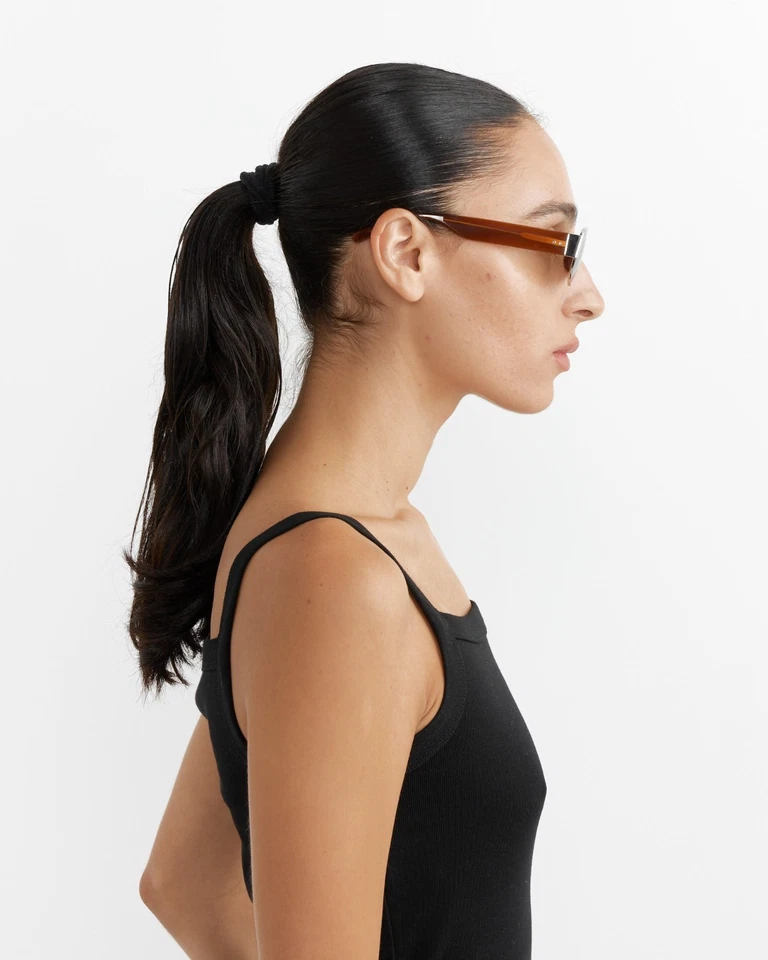 Gafas de sol Dries Van Noten 196-plateadas/marrones Foto 3 de 3