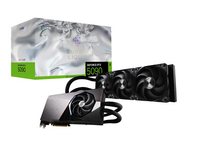 MSI GeForce RTX 5090 32G GDDR7 Suprim Liquid SOC Grafikkarte | Händler AUF LAGER